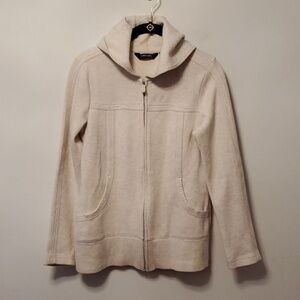 Kirkland Signature Women Zipper Hooded Sweater Small
